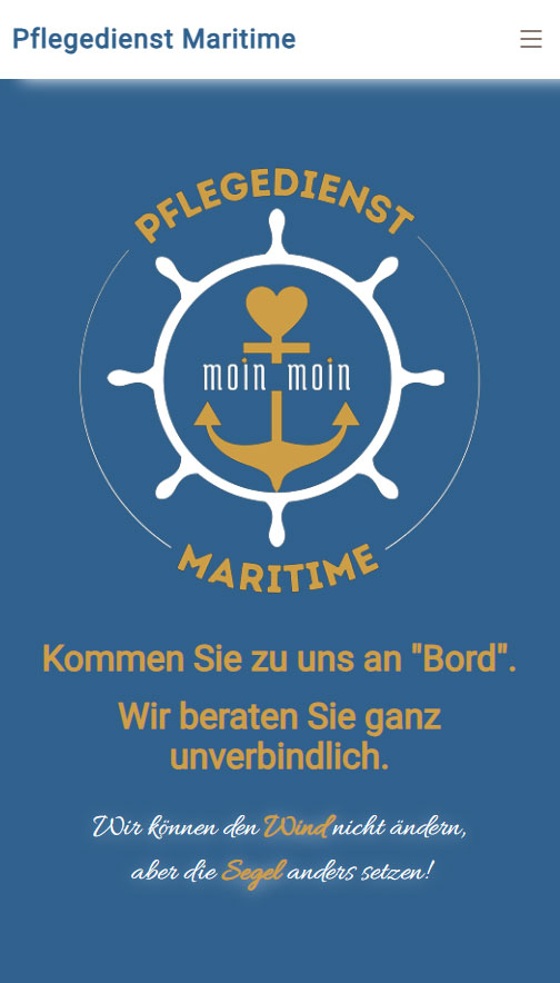 Pflegedienst Maritime illustration